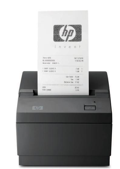 HP Thermal Receipt Printer Built for retail environments, the HP Thermal Receipt Printer is a single station thermal receipt printer that goes beyond basics.