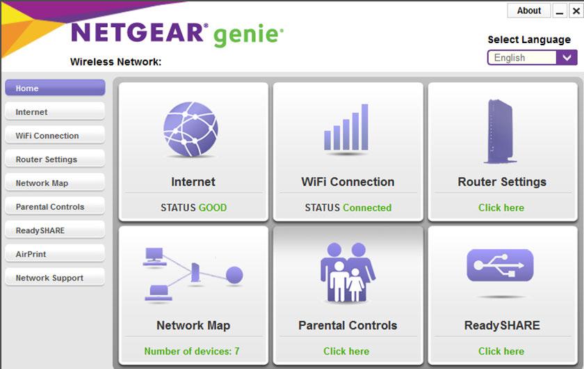 To use the genie app to access the modem router: 1. Visit the NETGEAR genie web page at netgear.com/genie. 2. Click the appropriate Download button. 3.
