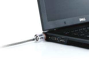 Twin ClickSafe Lock for All Dell Security Slots Recommended for use with All Dell laptops when using USB docks.