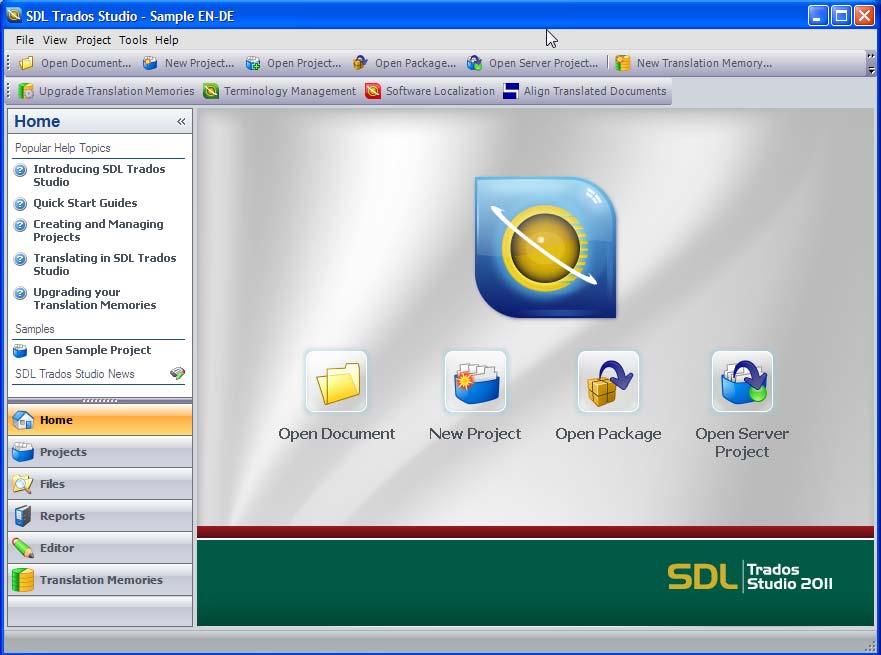 Introducing SDL Trados Studio Description SDL Trados Studio enables organizations to effectively manage all aspects of their translation projects.