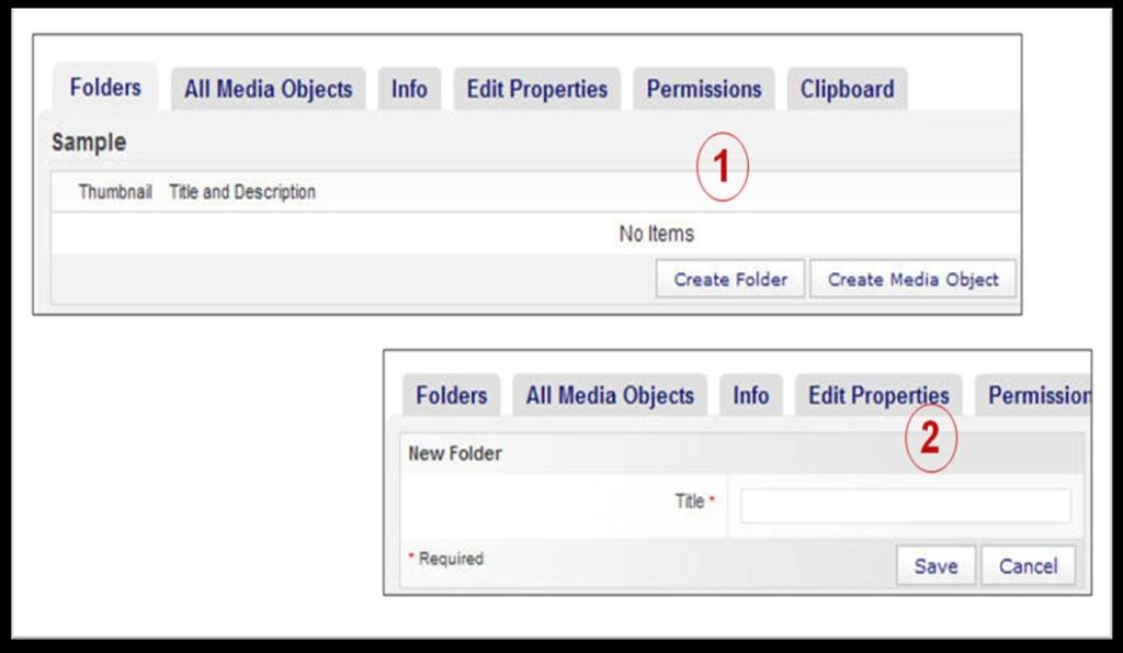 Create Media Pool Folders To create Media Pool Folders: Folders can be used to organize all the media assets for a course. 1.