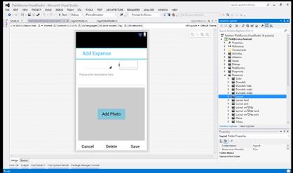 Worlds best Android designer Available in: Xamarin Studio Visual Studio Create UI with drag & drop simplicity Target