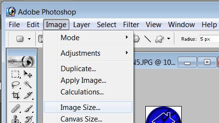 17.2 Resizing image width and height How to do it: Open the Image Size menu: 1. Click Image 2. Click Image Size Resize the image: 1.