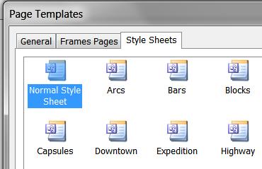 left aligned Save the style sheet and attach it to each web page as you create it. 2.1 What is a Style sheet? A style sheet is kind of similar to the master slide on a PowerPoint.