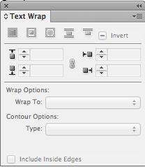 ENABLING TEXT WRAP WORKING WITH OBJECTS CONT.