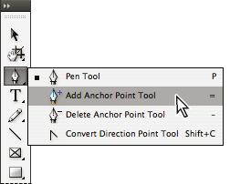 3. TOOLBOX CONT. Figure 3. Tools in InDesign. Some tools in the toolbox have additional tools linked to them.
