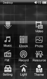 Main interfaces In the main menu, there are 10 functional icons, including:video,