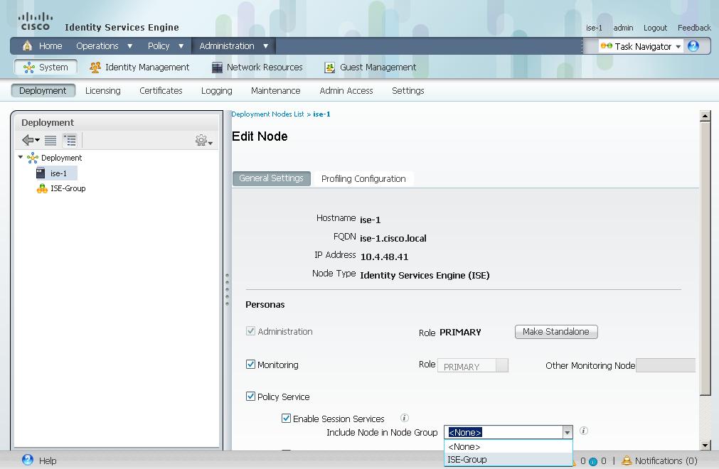 You can configure the functions of Cisco ISE administration, monitoring, and policy service to run all on a single engine or to be distributed amongst several engines.
