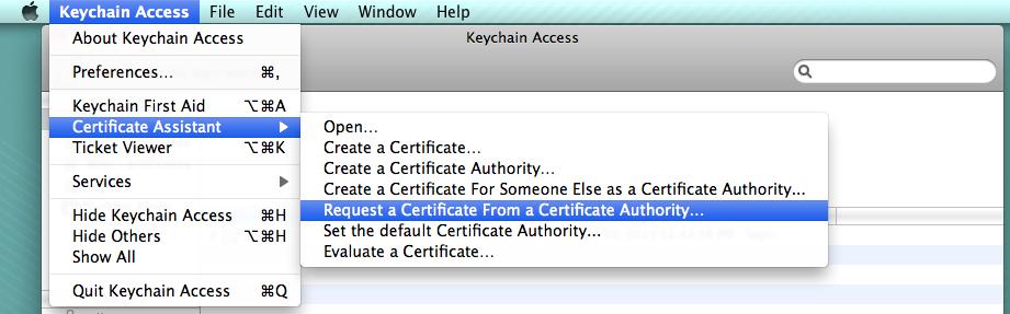 change the certificate trust settings. Next, you need to obtain a user certificate for the Mac.
