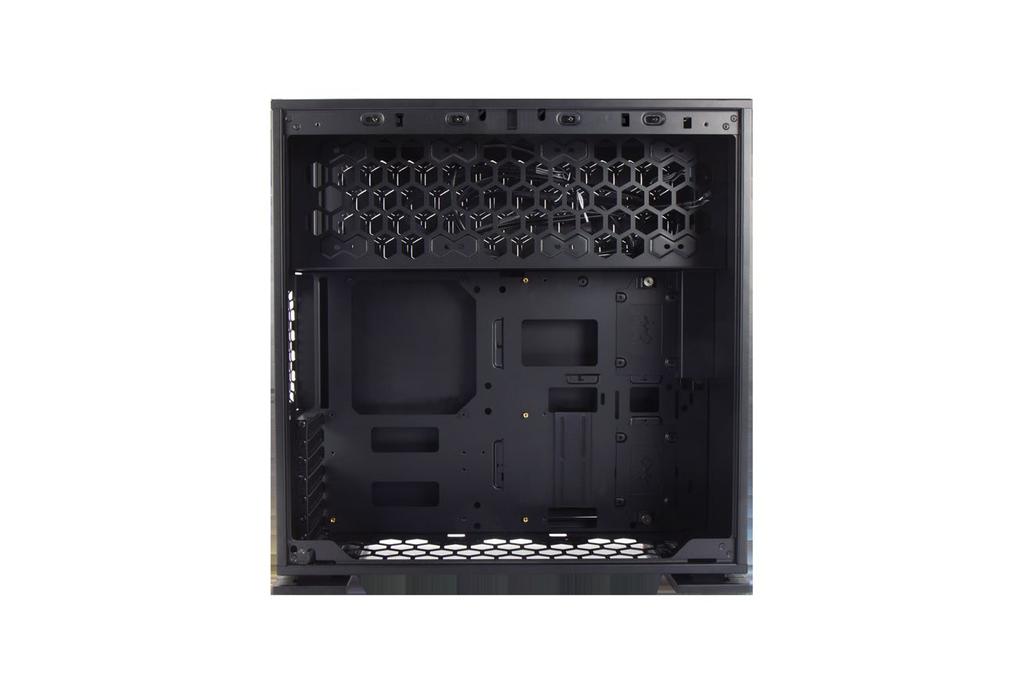 Installation Guide (Please follow the related chapters to assemble) 1 Opening the Chassis For Tempered Glass side panel, please remove by pressing the handle on top of panel.