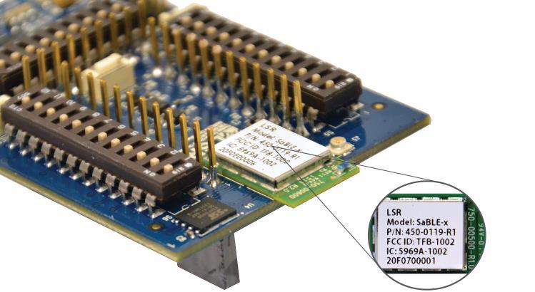SaBLE-x Kits get your BLE development started fast Maximize the development power of either Kit with 1 2 3 SaBLE-x Development Kit [Item # 450-0141] Contains: 2 SaBLE-x Dev Boards, TI EM Adapter,