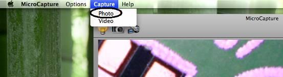 2) clicking photo capture icon The captured photos will be listed at the right column. 3.