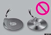 6. TIPS FOR OPERATING THE AUDIO/VISUAL SYSTEM Labeled discs NOTICE Do not use special shaped, transparent/ translucent, low quality or labeled discs such as those shown in the illustrations.