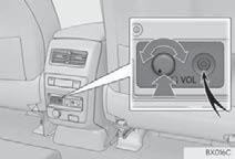 SELECTING THE SOUND MODE HEADPHONE MODE To listen to the rear seat entertainment system, use headphones.