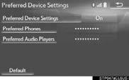 2. Bluetooth SETTINGS CHANGING Bluetooth* Power 1 Select Bluetooth* Power.