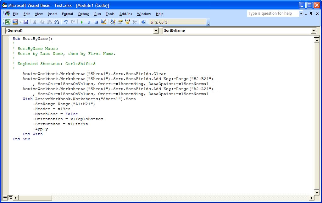 Editing a Macro Macros can be edited in the Visual Basic Editor, which requires expertise with Microsoft Visual Basic.