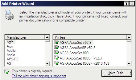 You may receive a warning about the CyberGuard SG appliance automatically installing print drivers on your PC.