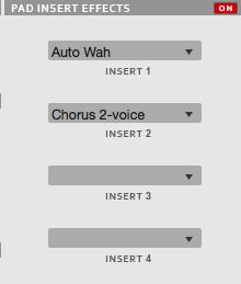 Controller Mod Section (Keygroup Program Only) This section determines the influence of additional play controllers on various sound parameters.