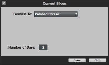 This section contains most of the same functions as it does in Trim Mode: Silence, Extract, Normalize, Reverse, Fade In, Fade Out, Pitch Shift, and Gain Change.
