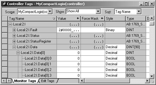 Chapter 7 Control a Device Complete the following steps to determine the tag name, or address, for DeviceNet data. 1.