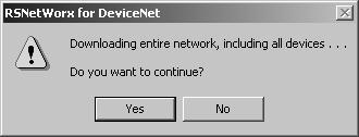 Configure the Network Offline Chapter 4 Download Configuration to Your Network After you go online with the network configuration file you created while offline, you can download the configuration to