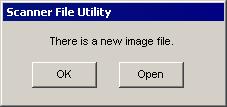 3-2 Scanner File Utility 8. Reception notice checkbox... Displays the notice on the screen when new image data is saved as a file.