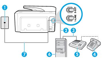 7. Change the Rings to Answer setting on the printer to the maximum number of rings supported by your printer. (The maximum number of rings varies by country/region.) 8. Run a fax test.
