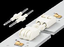 2060 SERIES Pin Spacing: 8 mm Board-to-Board Link THR and Wave Soldering The 2-pole SMD PCB terminal block with 8 mm pin spacing has joined WAGO s portfolio, providing higher rated voltages up to 630
