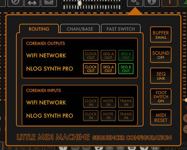 Settings Menu - MIDI Routing Tab CLOCK OUT DESTINATION Choose where to send MIDI clock messages, as well as MIDI start and stop messages.