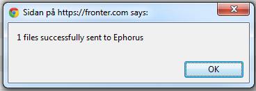 When students have uploaded their hand-ins, open the folder as per usual and check which students (i.e. their work) you want to send to Ephorus.