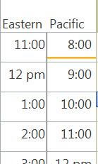 Display a second time zone in your calendar If you schedule meetings with people out of your time zone, this feature is very helpful.