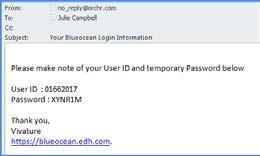 Make note of the user ID and password and proceed now to Portal Login Instructions. b.