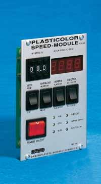 SPEED-MODULE PC 90/52 SPEED-MODULE PC 90/52 3-figure digital potentio meter for speed setting switch for operation and over-ride of function module alarm out put for motor overload on/off 4figure