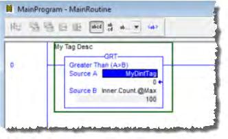 Organize tags Chapter 2 Guideline Consider the alphabetical order of tags Details Logix Designer application displays tags of the same scope in alphabetical order.