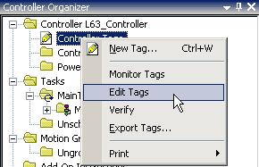 Data access control Chapter 4 Designate a constant in the Tag Editor The Constant column in the Tag Editor lets you designate tags that cannot be modified in the Logix Designer program.