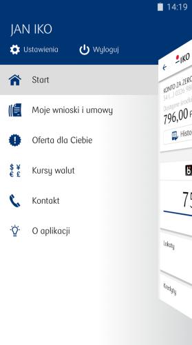 Management of the IKO app in the ipko banking service You can manage some settings of the IKO app in the ipko online service 9 under the IKO tab.