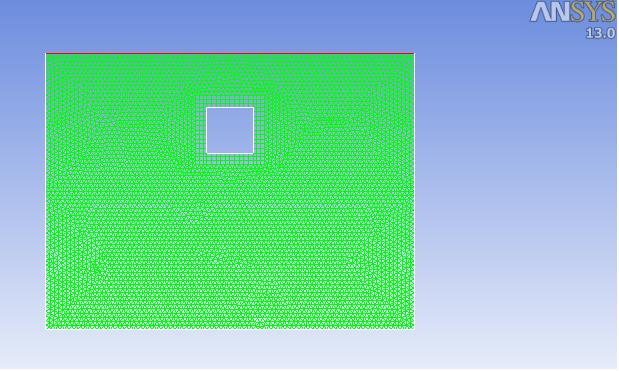 The Display Options are enabled by default. Therefore, after you read in the mesh, it will be displayed in the embedded graphics window. Step 1: Mesh 1. Read the mesh file (6dof-mesh.msh.gz).