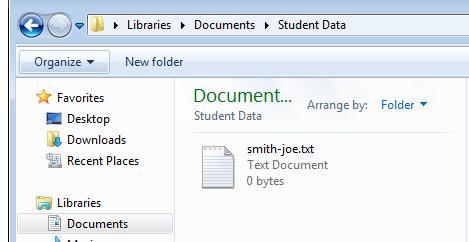 First navigate to your Documents folder I IV.