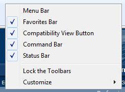 Menu Items You might be wondering what happened to the menu bar you are used to which contain menu options like: File, Edit, View, Options, Help.