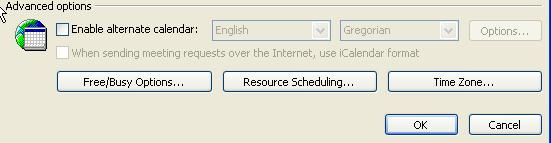 From the Advanced Options section of the dialog box, select the Resource Scheduling