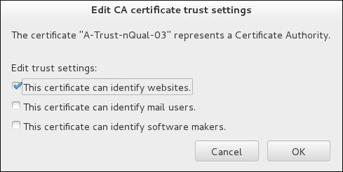 CHAPTER 13. CONFIGURING APPLICATIONS FOR SINGLE SIGN-ON To set the certificate trust relationships: 1.