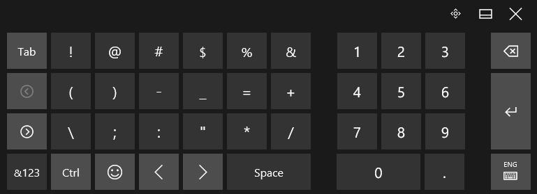 the task bar, click. Use the on-screen keyboard Show the on-screen keyboard as described above.