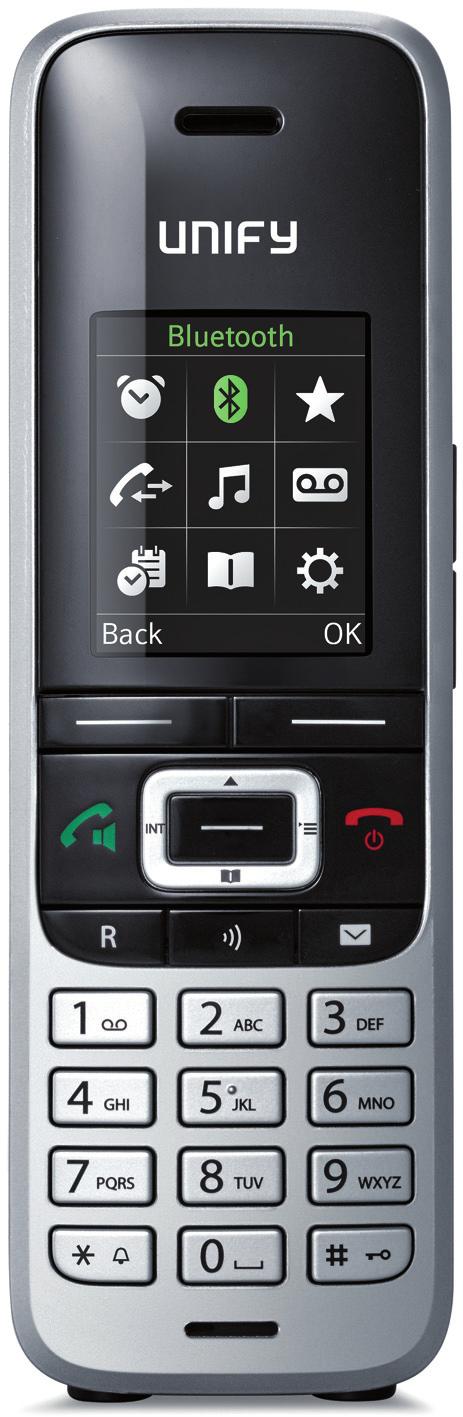 Mobility features Multi-cell capability Roaming Seamless handover Bearer handover Shown on the display when leaving the mobile network Security Encrypted voice transmission Handset lock with 4-digit