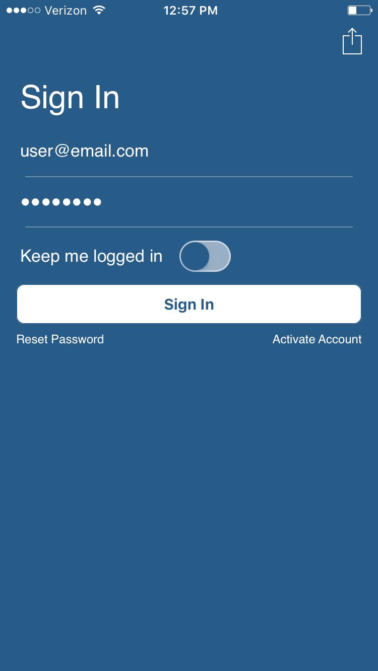 Getting Started Logging in to ipayment MobilePay Use your e-mail address and the password you entered during activation to login to ipayment MobilePay.