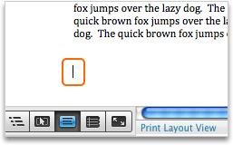 Select the title that you typed and formatted in earlier lessons. Click Edit > Copy.