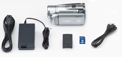 Canon VIXIA HF M300 Camcorder Handout MassArt Studio Foundation Digital Media Workshops, Fa12/Sp13 Kit Contents Camera kits include a charged battery, an 8 GB SD card (installed), USB cable, AC