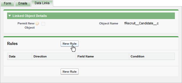 Configuring Forms Data Mapping Data Mapping Form data mapping links your forms with data objects within Fairsail Recruit.
