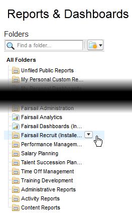 Reports and Dashboards Running a Pre-Defined Report Running a Pre-Defined Report To run an out of the box