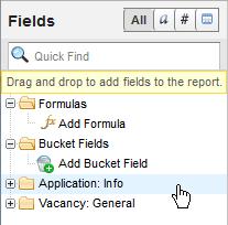 Reports and Dashboards Building a Custom Report Joined reports A way of creating multiple report blocks providing different views of your data.