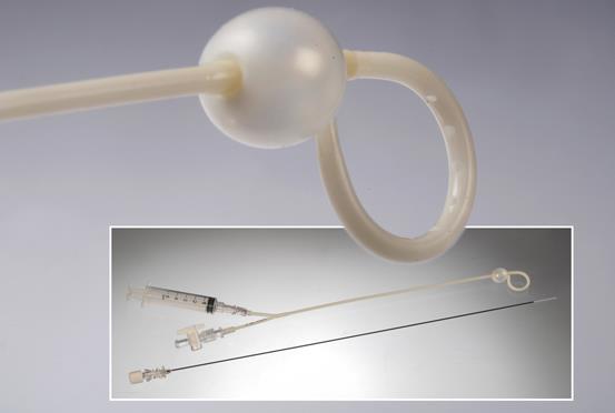 rainage Catheter Function: Configuration: 1-step Nephrostomy Set Pigtail - Catheter with locking mechanism, Stylet and Puncture Needle, sterile Balloon - Catheter for very small